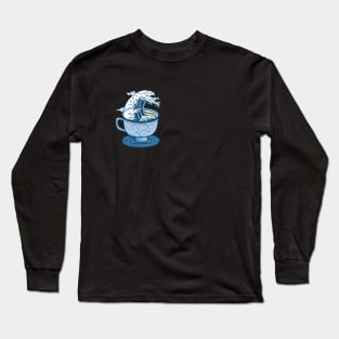 Great Wave Kanganawa Tea Cup Long Sleeve T-Shirt